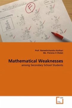 Mathematical Weaknesses - Prerana H Shelat, Ms.;Kothari, Rameshchandra
