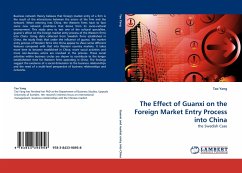 The Effect of Guanxi on the Foreign Market Entry Process into China