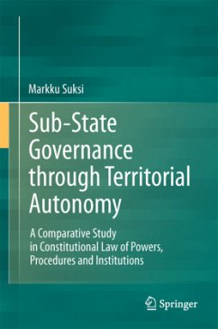 Sub-State Governance through Territorial Autonomy - Suksi, Markku