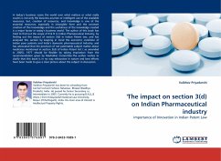 ''The impact on section 3(d) on Indian Pharmaceutical industry