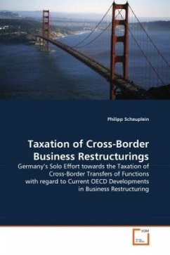 Taxation of Cross-Border Business Restructurings - Scheuplein, Philipp