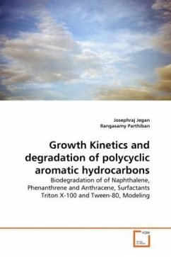 Growth Kinetics and degradation of polycyclic aromatic hydrocarbons