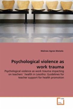 Psychological violence as work trauma