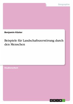 Beispiele für Landschaftszerstörung durch den Menschen - Küster, Benjamin