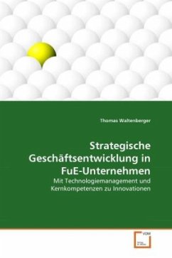 Cover Strategische Geschäftsentwicklung in FuE-Unternehmen