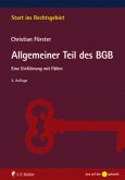 Allgemeiner Teil des BGB Allgemeiner Teil des BGB