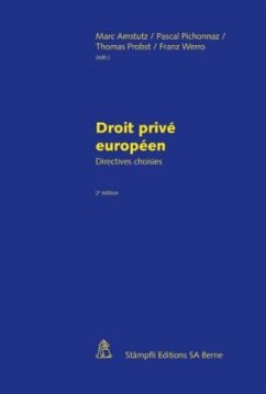 Cover Droit privé européen. Droit privé européen