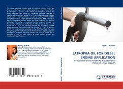 JATROPHA OIL FOR DIESEL ENGINE APPLICATION