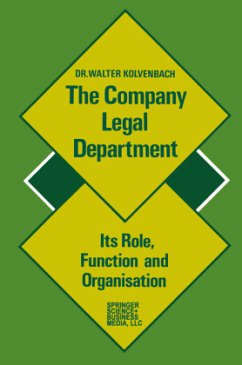 The Company Legal Department - Kolvenbach, Walter