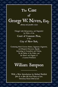 The Case of George W. Niven, Esq.