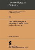 Time Series Analysis of Irregularly Observed Data