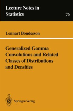 Generalized Gamma Convolutions and Related Classes of Distributions and Densities - Bondesson, Lennart