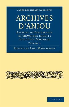 Cover Archives D'Anjou - Volume 2