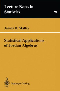 Statistical Applications of Jordan Algebras - Malley, James D.