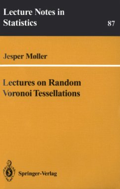 Lectures on Random Voronoi Tessellations - Moller, Jesper