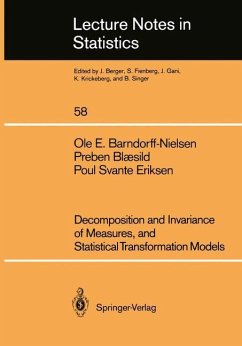 Decomposition and Invariance of Measures, and Statistical Transformation Models - Barndorff-Nielsen, Ole E;Blaesild, Preben;Eriksen, Poul S.