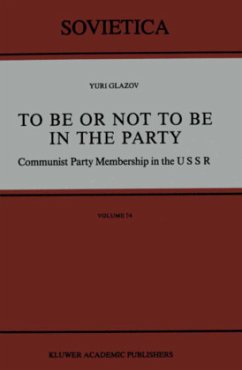 To Be or Not to Be in the Party - Glazov, Yuri