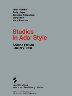 Studies in Ada® Style - Hibbard, P.;Hisgen, A.;Rosenberg, J.