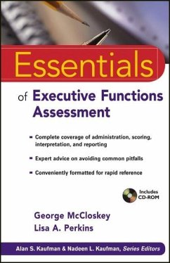 Essentials of Executive Functions Assessment - McCloskey, George; Perkins, Lisa A.