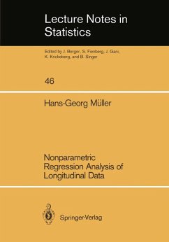 Nonparametric Regression Analysis of Longitudinal Data - Müller, Hans-Georg