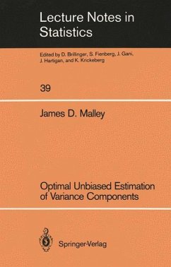 Optimal Unbiased Estimation of Variance Components - Malley, James D.