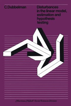 Disturbances in the linear model, estimation and hypothesis testing