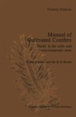 Manual of Cultivated Conifers