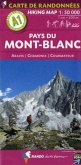 Carte de randonnées Alpes Pays du Mont-Blanc. Hiking Map Alps Pays du Mont-Blanc Carte de randonnées Alpes Pays du Mont-Blanc. Hiking Map Alps Pays du Mont-Blanc