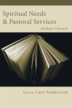 Spiritual Needs & Pastoral Services