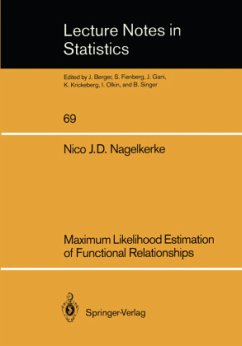 Maximum Likelihood Estimation of Functional Relationships - Nagelkerke, Nico J. D.
