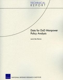 Data for Dod Manpower Policy Analysis - Klerman, Jacob Alex