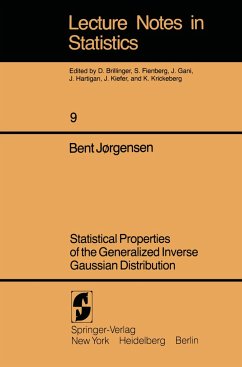 Statistical Properties of the Generalized Inverse Gaussian Distribution - Jørgensen, Bent