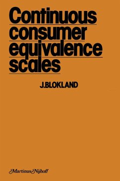 Continuous Consumer Equivalence Scales - Blokland, J.
