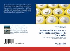 Fullerene C60 thin film as a novel coating material for Si film anodes