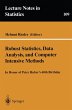 Robust Statistics, Data Analysis, and... - Bild 1