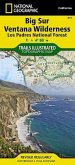 Big Sur, Ventana Wilderness Map [Los Padres National Forest]