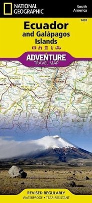 National Geographic Adventure Tarvel Map Ecuador and Galápagos Islands - National Geographic Maps