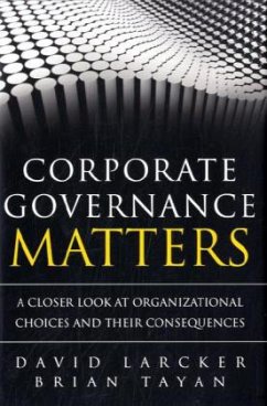 Corporate Governance Matters - Larcker, David;Tayan, Brian