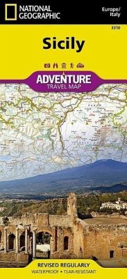 National Geographic Adventure Travel Map Sicily, Italy - National Geographic Maps