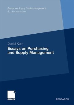 Essays on Purchasing and Supply Management - Kern, Daniel