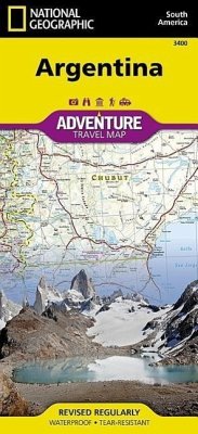 National Geographic Adventure Map Argentina - National Geographic Maps