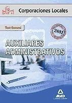 Auxiliares Administrativos, Corporaciones Locales. Test general - Martos Navarro, Fernando