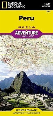 National Geographic Adventure Map Peru - National Geographic Maps