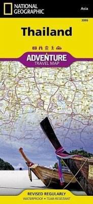 National Geographic Adventure Travel Map Thailand - National Geographic Maps