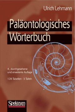 Paläontologisches Wörterbuch - Lehmann, Ulrich;Seibertz, Ekbert