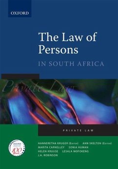 The Law of Persons in South Africa - Robinson, Robbie; Human, Sonia; Mofokeng, Lesala; Scott, Johan