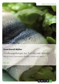 Ernährungstherapie bei Arthritis und Arthrose - Müller, Sven-David