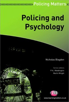 Policing and Psychology - Blagden, Nicholas