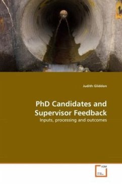 PhD Candidates and Supervisor Feedback