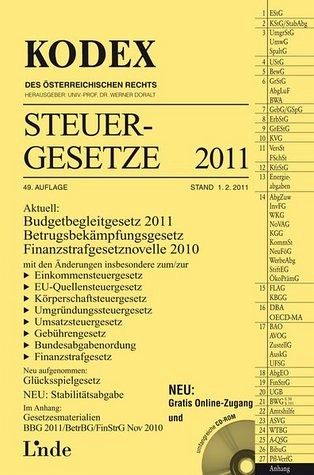 KODEX Steuergesetze Studienausgabe 2011